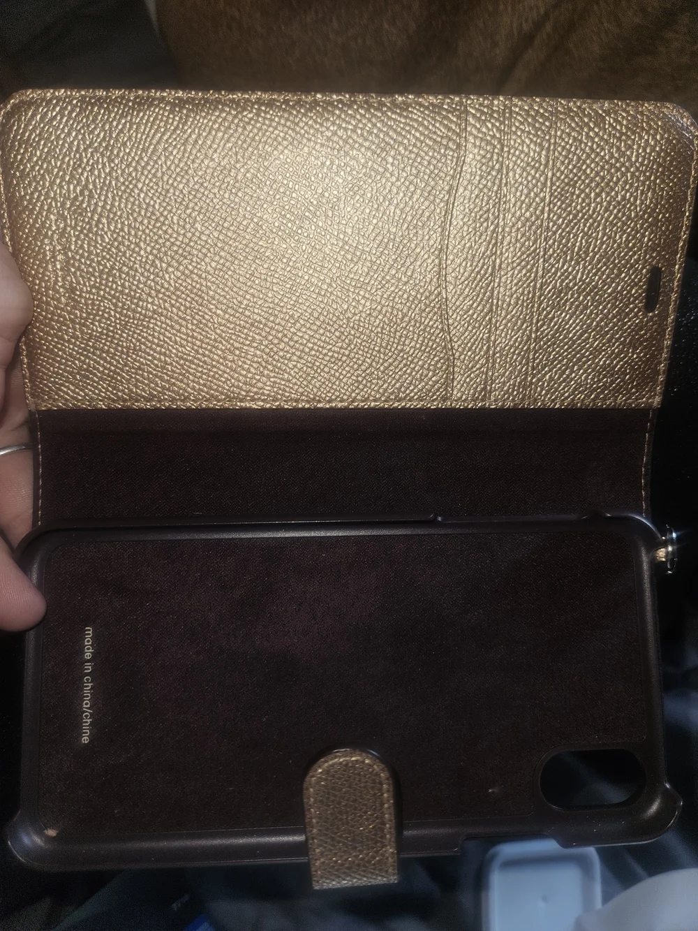 Coach Signature Star Print Phone Wallet Case - Brown